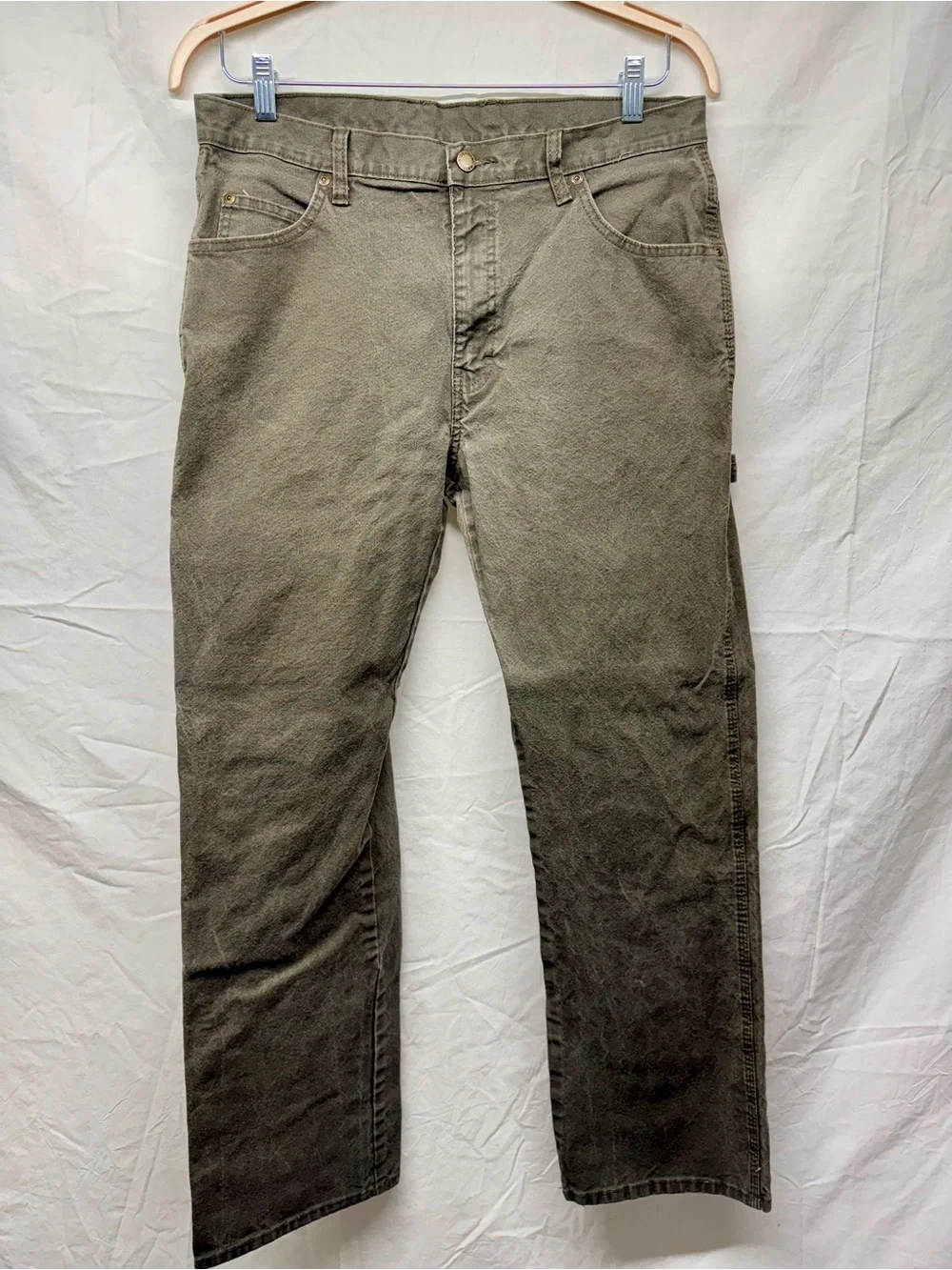Men's Dickies Straight Carpenter Pants in Gray